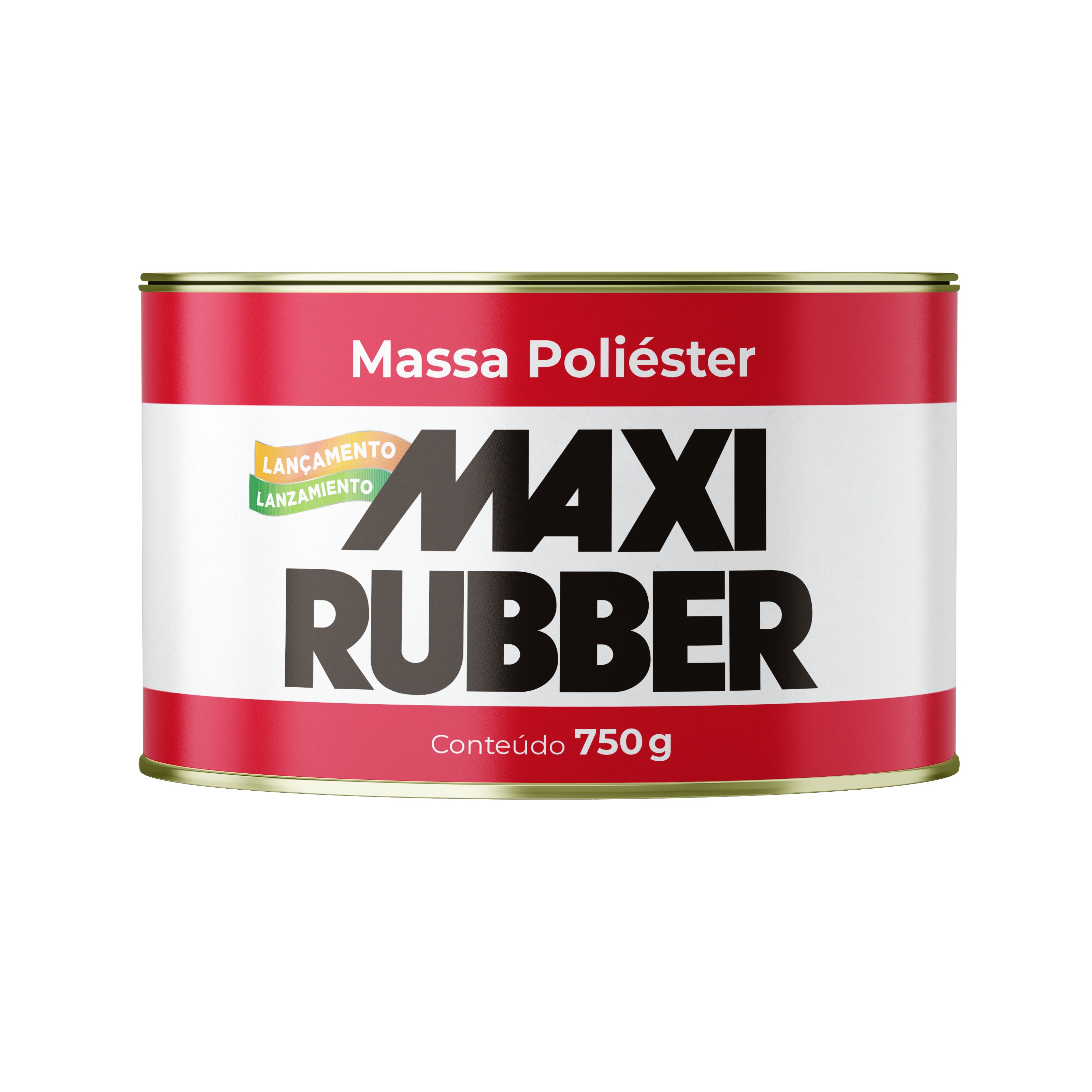 Massa Poliéster Maxi Rubber