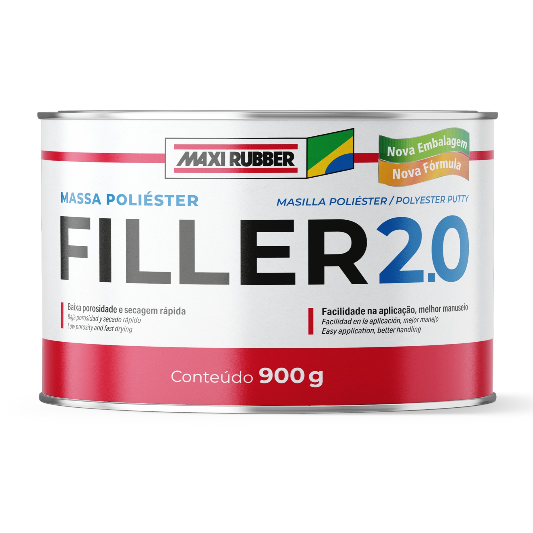 Massa Poliéster Filler 2.0