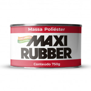 Massa Poliéster Maxi Rubber